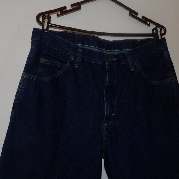 Men's Wrangler Regular Fit Straight Leg Jeans Sz 36/30 - Picture 6 of 8